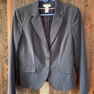Worthington Size 12 Charcoal Blazer